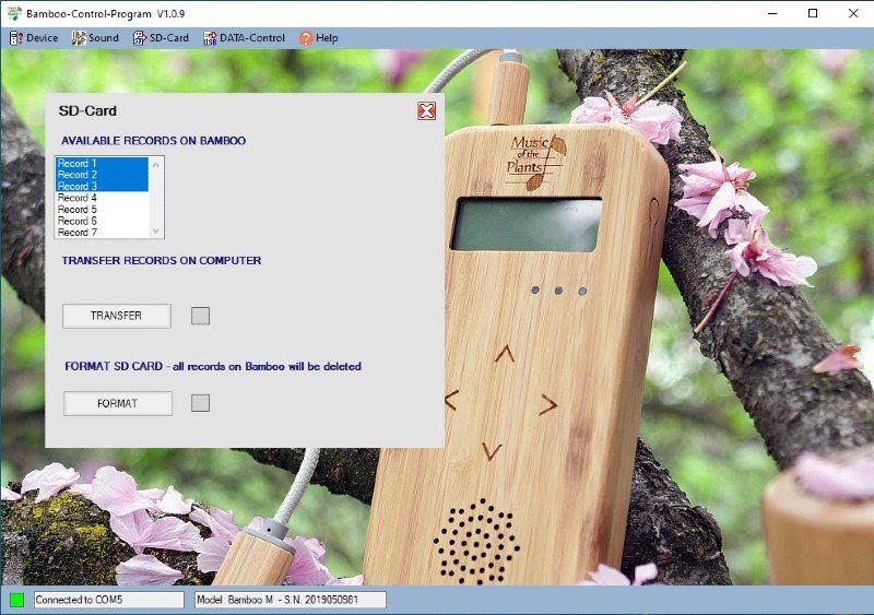 Bamboo-Control-Software-SD-card